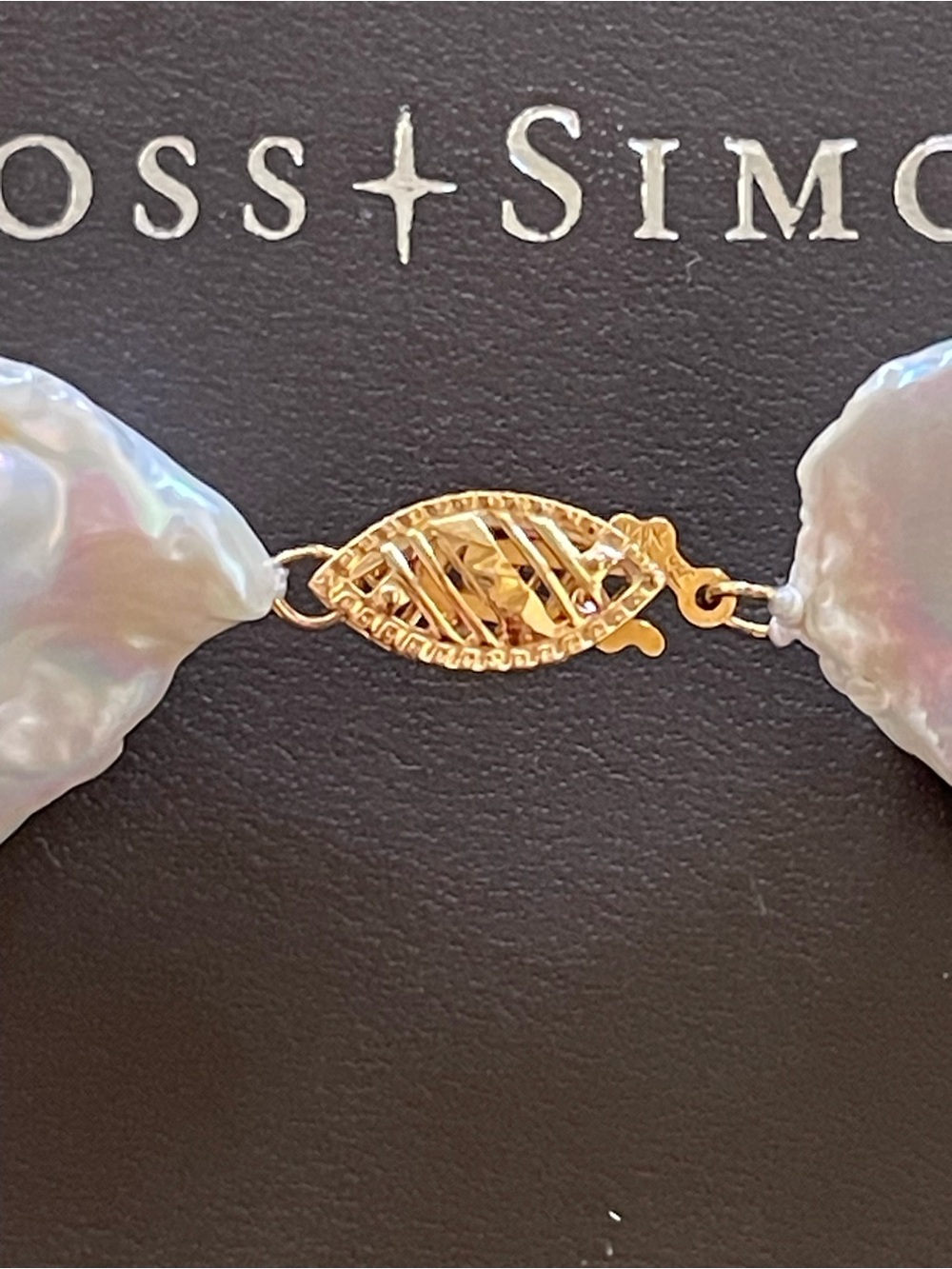 ROSS-SIMONS Cultured Baroque Pearl Necklace with 14Kt Yellow Gold - Picture 3 of 7